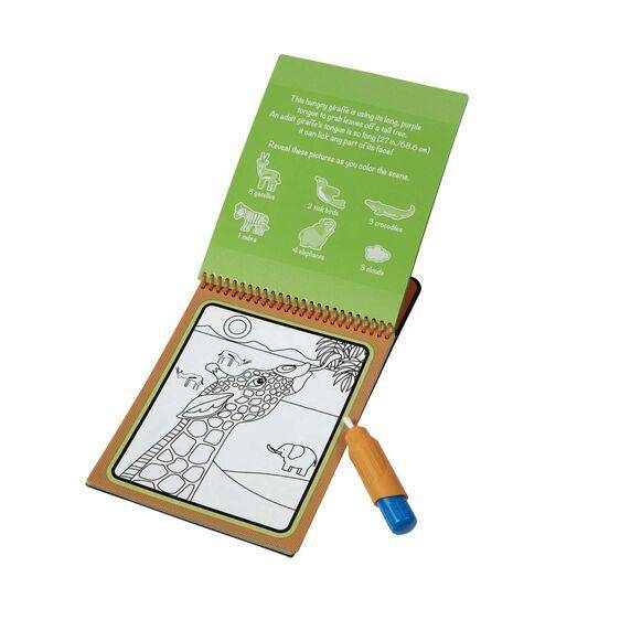 Melissa & Doug - Melissa & Doug Water Wow! Safari Water Reveal Pad - Little Miss Muffin Children & Home