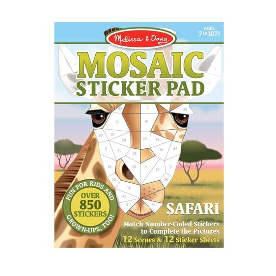 Melissa & Doug - Melissa & Doug Mosaic Sticker Pad - Little Miss Muffin Children & Home