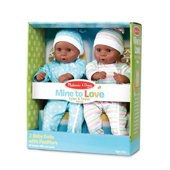 MELISSA & DOUG Melissa & Doug Mine To Love Tyler & Taylor Twins - Little Miss Muffin Children & Home