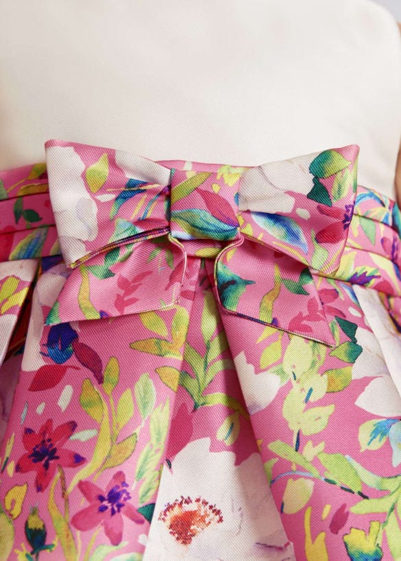 Abel & Lula Abel & Lula Combo Mikado Dress - Little Miss Muffin Children & Home