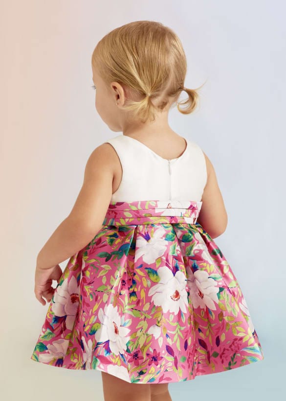Abel & Lula Abel & Lula Combo Mikado Dress - Little Miss Muffin Children & Home