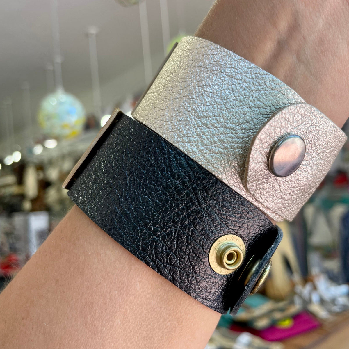 Lisa Devlin Designs Lisa Devlin Designs Crab Leather Cuff - Little Miss Muffin Children & Home