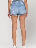Cello Jeans Cello Jeans High Rise Straight Cut Hem Mom Shorts - Little Miss Muffin Children & Home