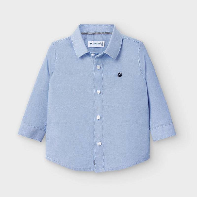 Mayoral - Mayoral Long Sleeve Oxford Shirt for Baby Boy - Little Miss Muffin Children & Home