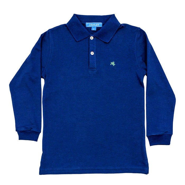 BAILEY BOYS Bailey Boys Harry Long Sleeve Polo - Little Miss Muffin Children & Home