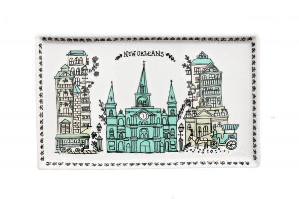 Second Line Ventures The Parish Line Sketchy New Orleans Tray - Little Miss Muffin Children & Home