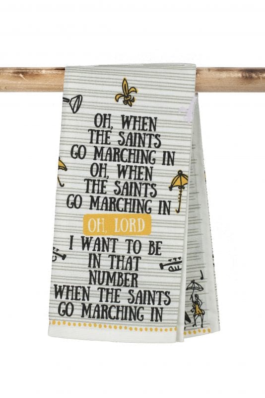 The Parish Line - Saints Go Marching In Kitchen Towel - Little Miss Muffin Children & Home