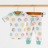 Nola Tawk Nola Tawk You Drive Me Glazey Organic Cotton Pajama Set - Little Miss Muffin Children & Home
