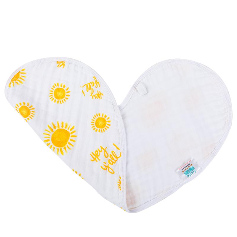 Little Hometown Little Hometown Hey Yall! 2-in-1 Burp Cloth and Bib - Little Miss Muffin Children & Home