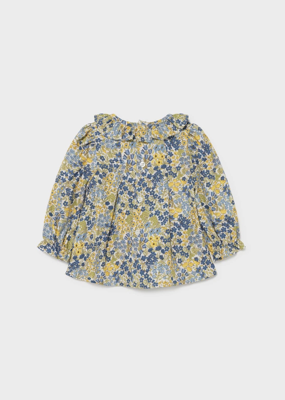 Mayoral Mayoral Olive Printed Blouse - Little Miss Muffin Children & Home