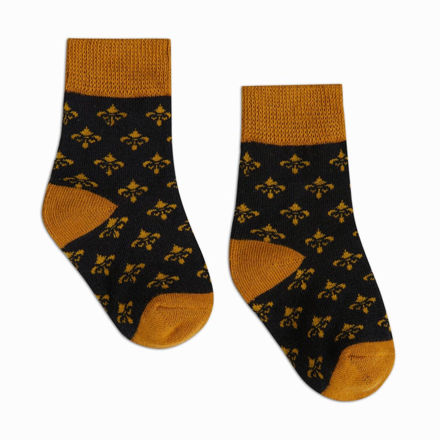 Bonfolk Bonfolk Baby Black & Gold Baby Socks - Little Miss Muffin Children & Home