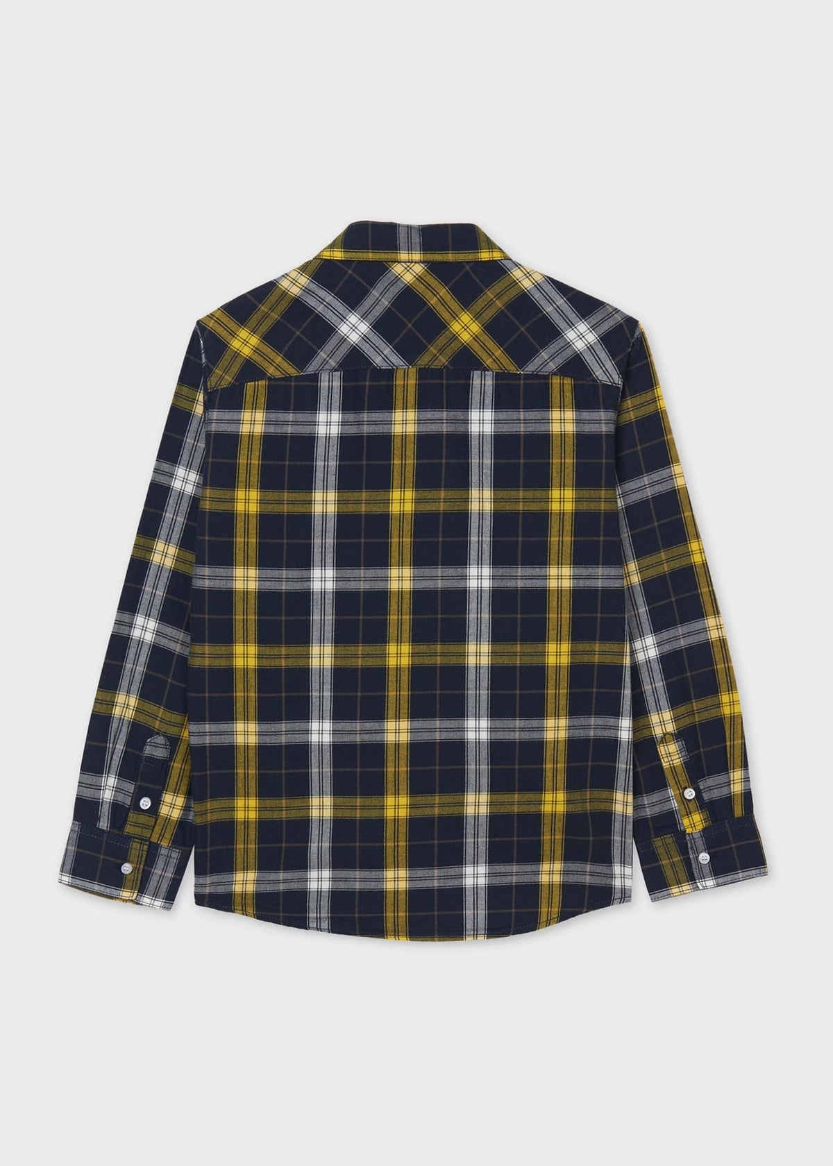 Mayoral Mayoral Long Sleeve Plaid Oxford Shirt - Little Miss Muffin Children & Home
