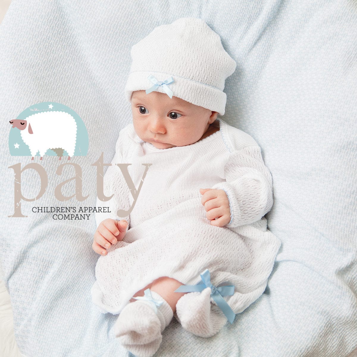 Paty, Inc. Paty Long Sleeve Lap Shoulder Day Gown - Little Miss Muffin Children & Home