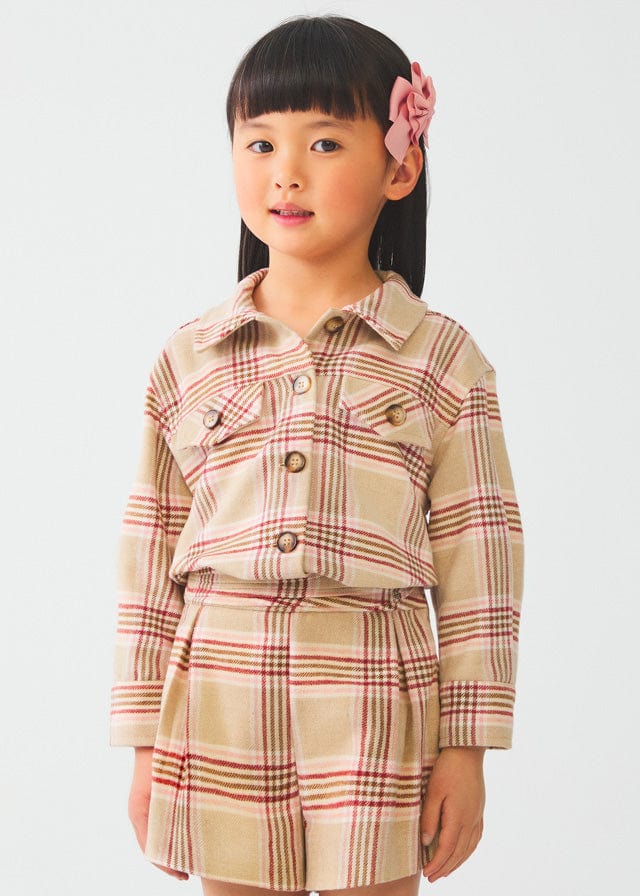 MAY - Mayoral Usa Inc Mayoral Plaid Overshirt - Little Miss Muffin Children & Home