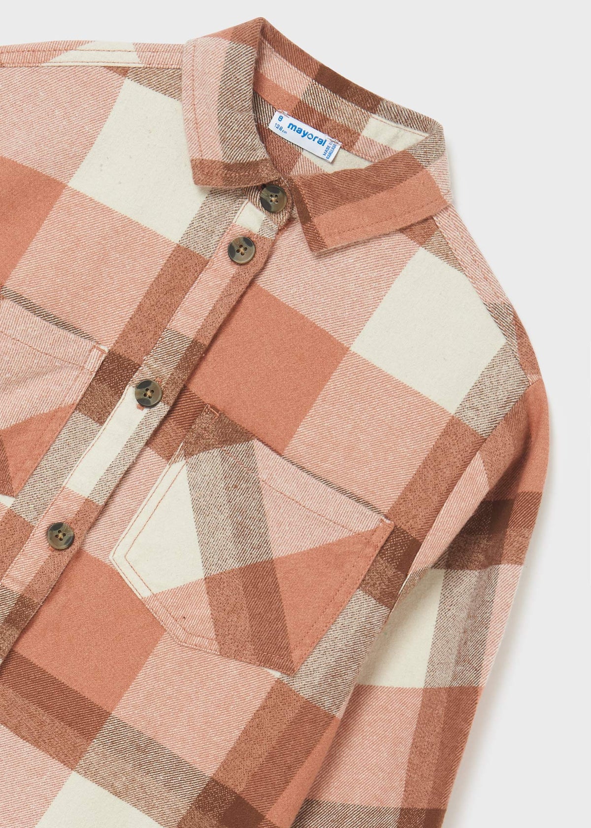 MAY - Mayoral Usa Inc Mayoral Plaid Button Up Shirt - Little Miss Muffin Children & Home