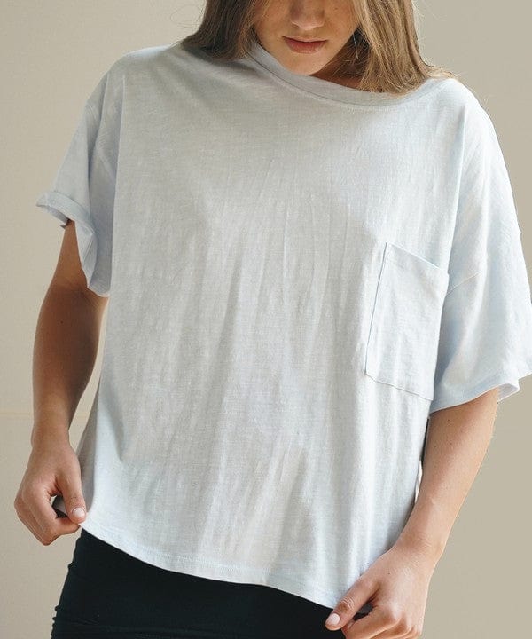 Fabina Fabina Oversized Pocket Tee - Little Miss Muffin Children & Home