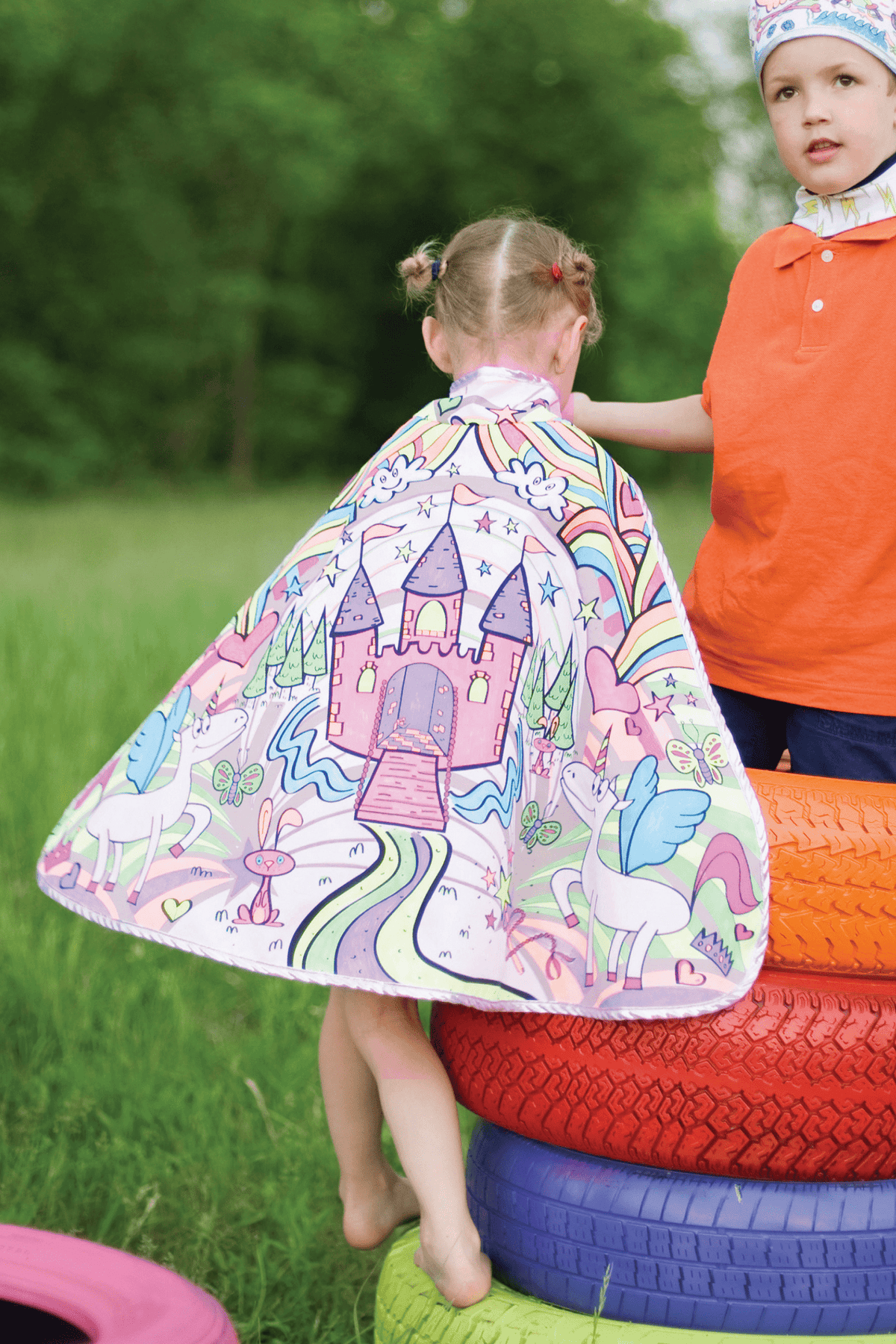 Great Pretenders Great Pretenders Color A Cape Princess Cape - Little Miss Muffin Children & Home