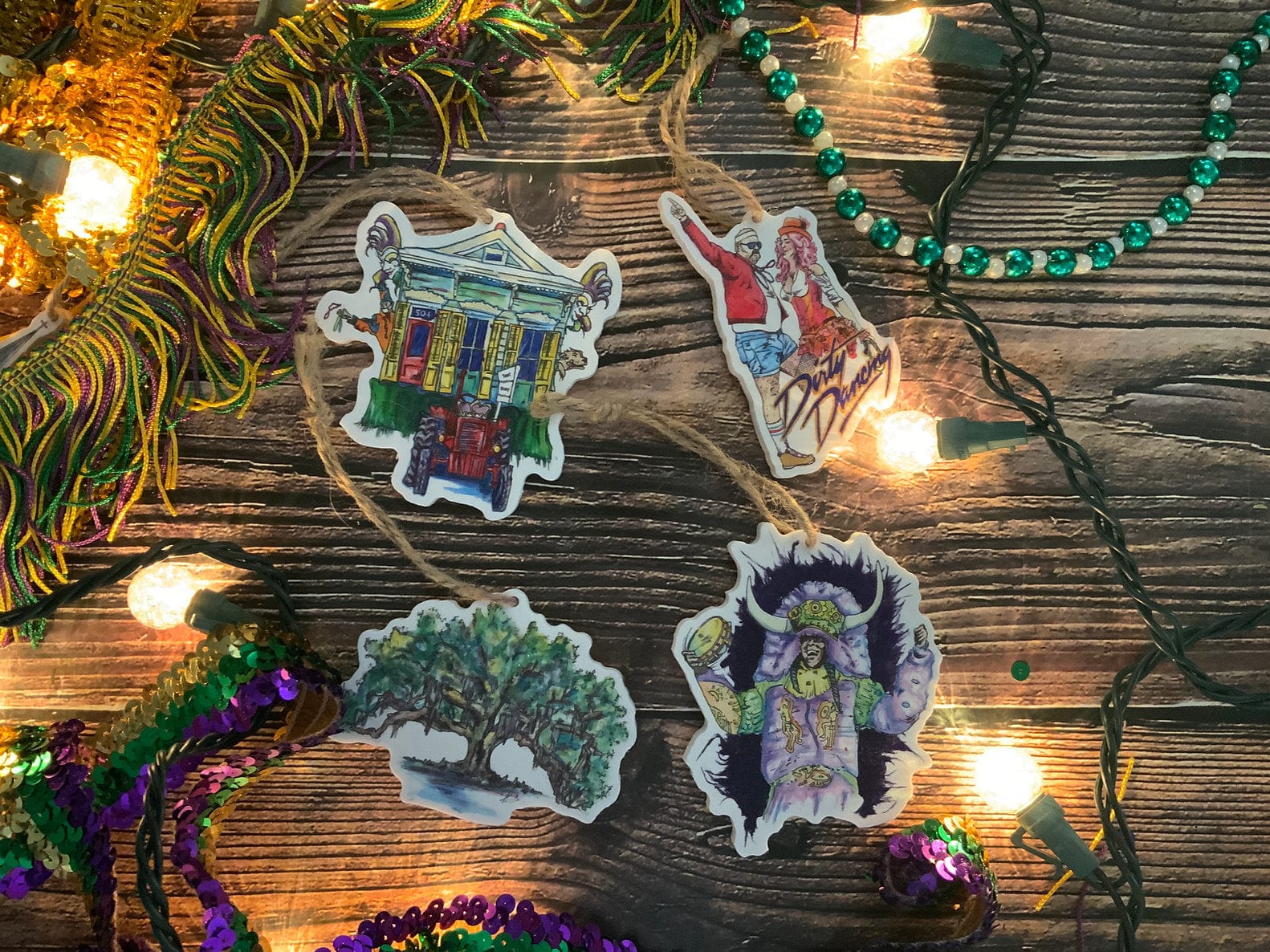 504 Funk Mardi Gras Ornaments, Available in 4 Styles – Little Miss Muffin  Children & Home