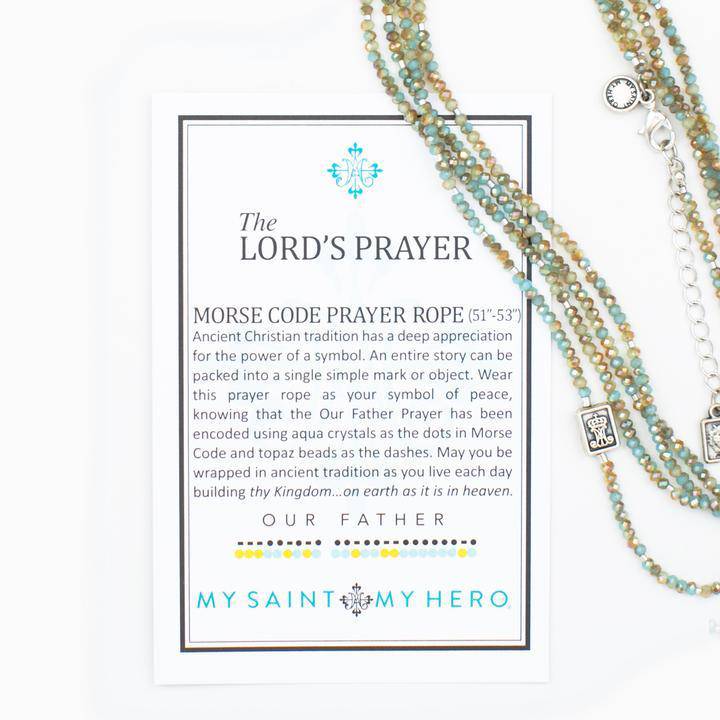 My Saint My Hero - My Saint My Hero The Lord's Prayer Morse Code Prayer Rope - Little Miss Muffin Children & Home