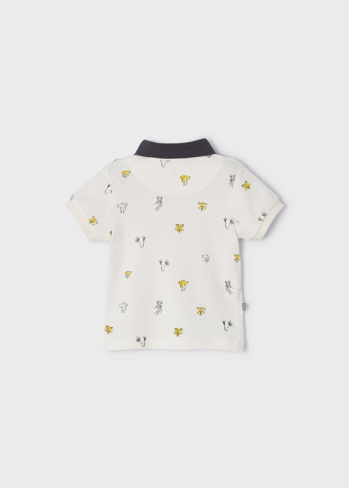 Mayoral Mayoral Short Sleeve Small Print Polo - Little Miss Muffin Children & Home