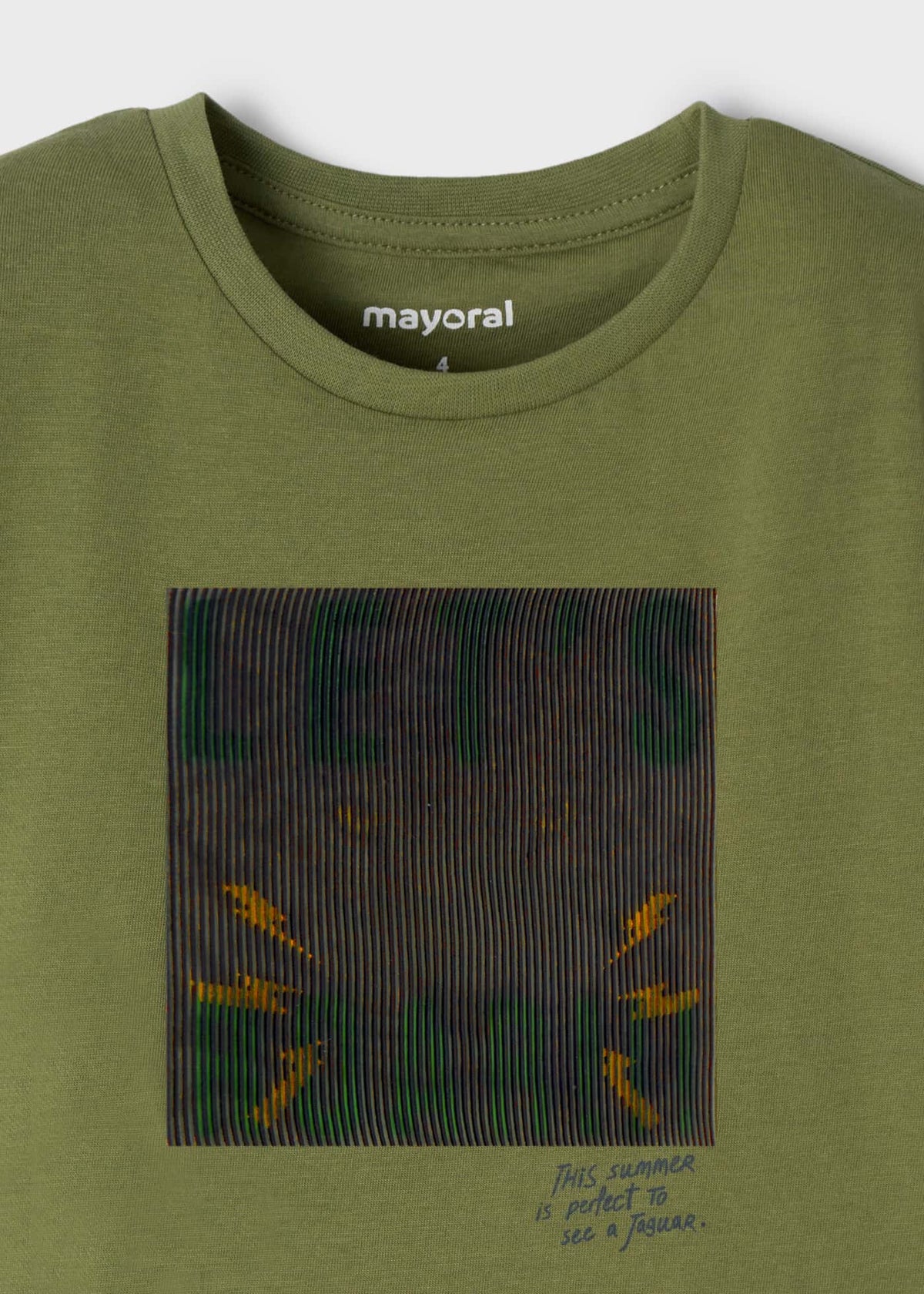 Mayoral Mayoral 3.005 Short Sleeve 3-D Tiger T-SHIRT - Little Miss Muffin Children & Home