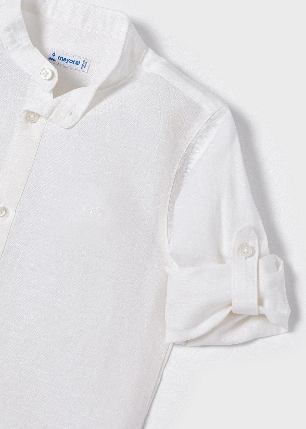 Mayoral Mayoral 3.122 LS LINEN SHIRT - Little Miss Muffin Children & Home