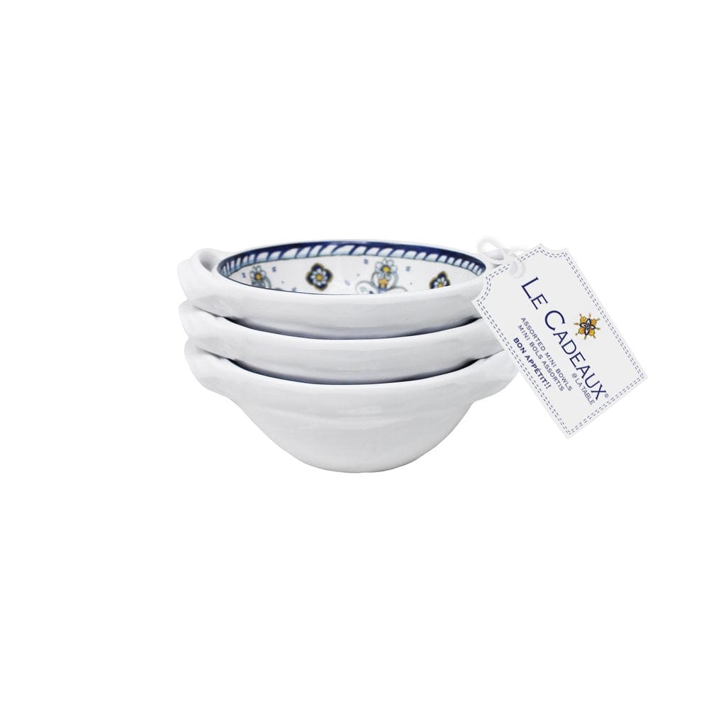 Le Cadeaux Le Cadeaux Mini Handled Bowls (Set of 3) - Little Miss Muffin Children & Home