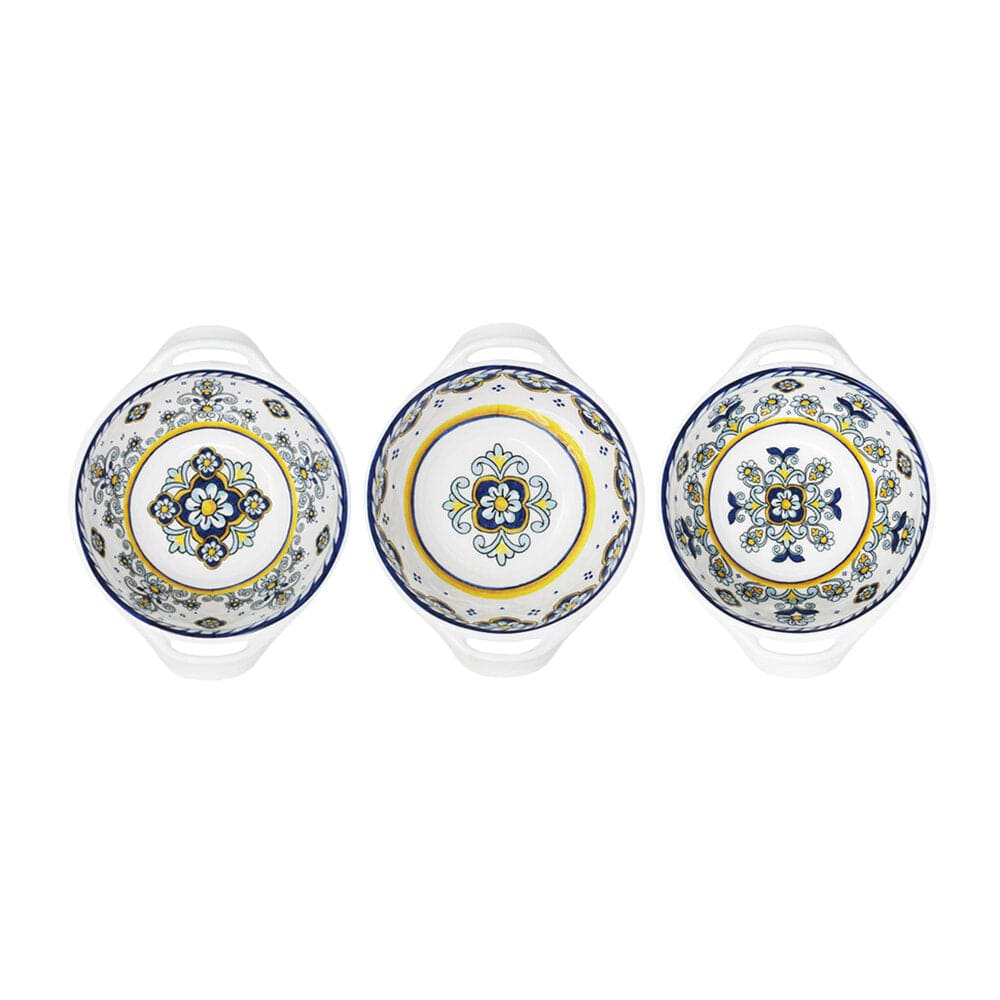Le Cadeaux Le Cadeaux Mini Handled Bowls (Set of 3) - Little Miss Muffin Children & Home