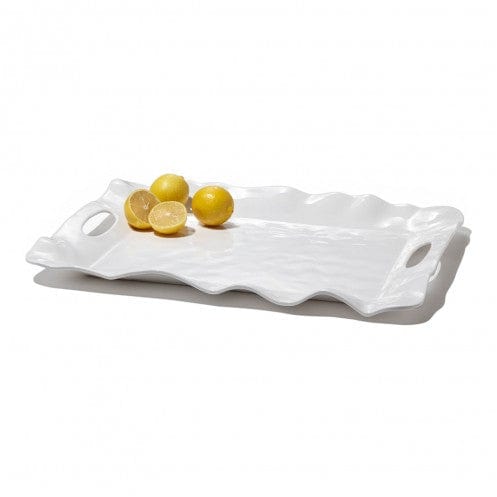Beatriz Ball - Beatriz Ball Vida Havana White Rectangular Tray with Handles - Little Miss Muffin Children & Home
