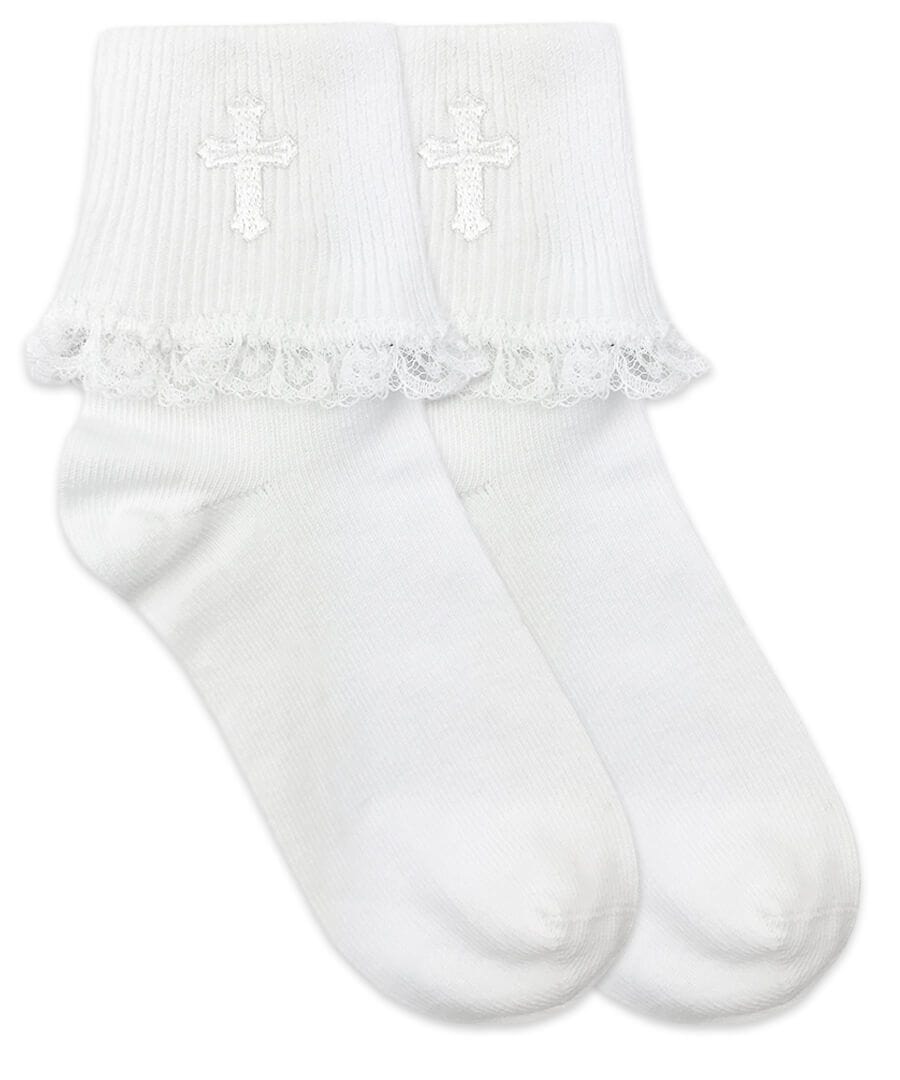 Jefferies Socks Religious Occasions Communion Lace Turn Cuff Socks – Little  Miss Muffin Children & Home