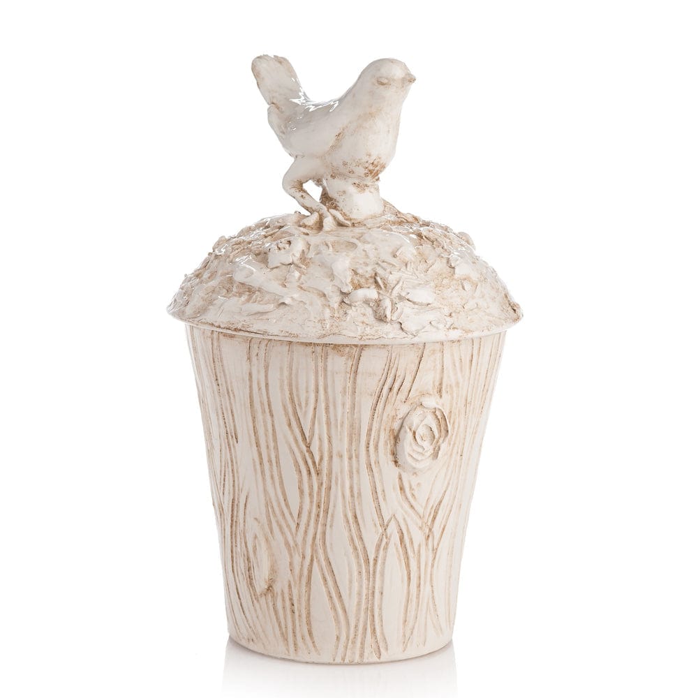 Abigails Abigails Planter with Bird on Lid - Little Miss Muffin Children & Home