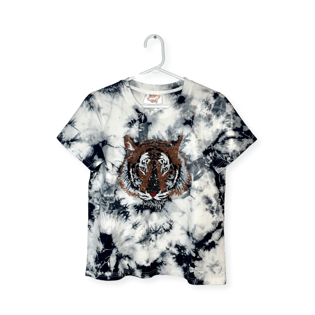 Sparkle City White Tiger Head Tee