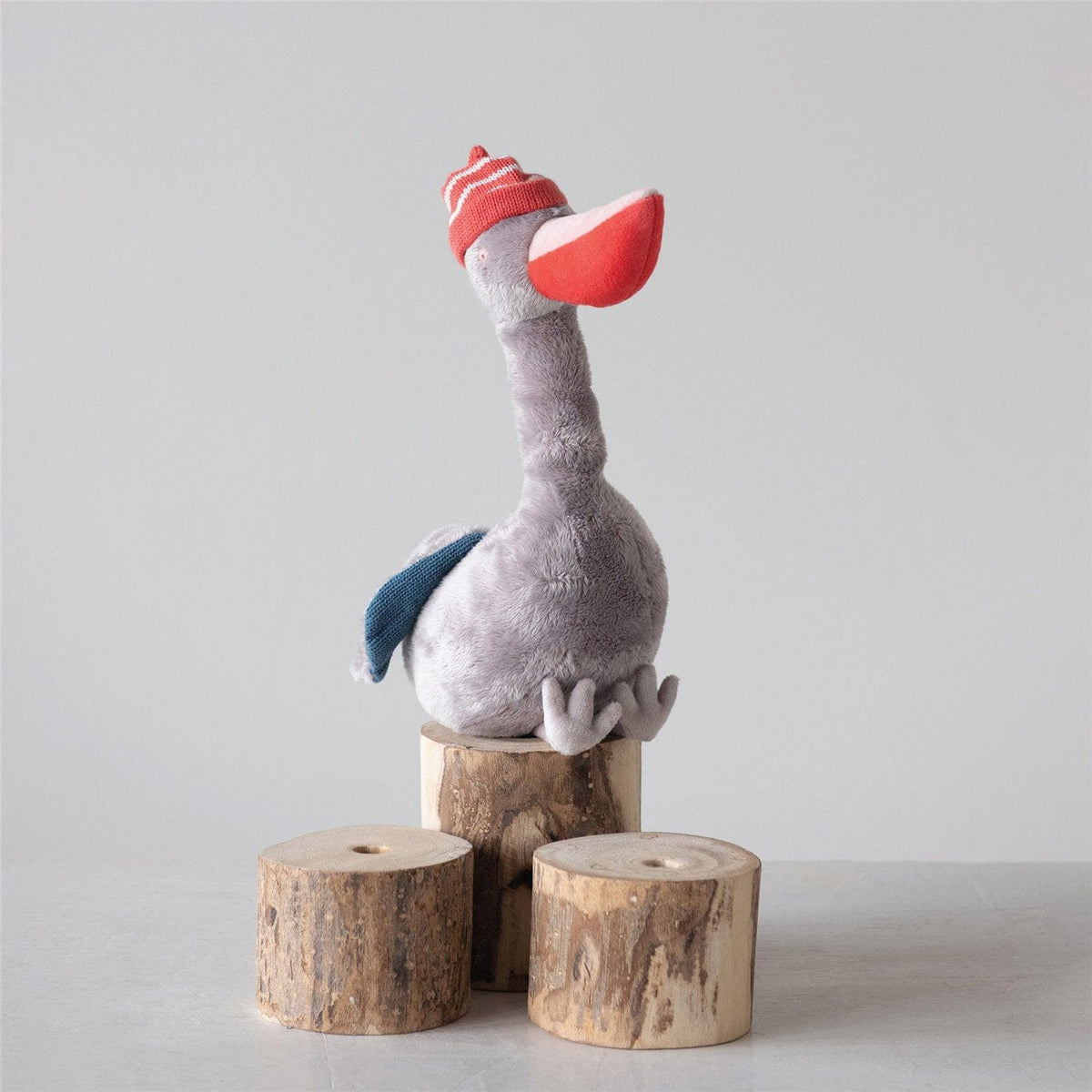 Creative Co-op Creative Co-op Plush Pelican With beanie - Little Miss Muffin Children & Home