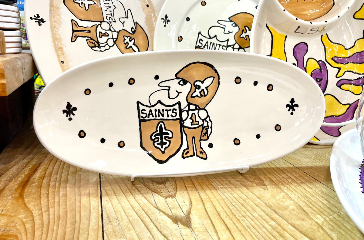 JAN - Jan Salzer Jan Salzer Saints French Bread Platter - Little Miss Muffin Children & Home