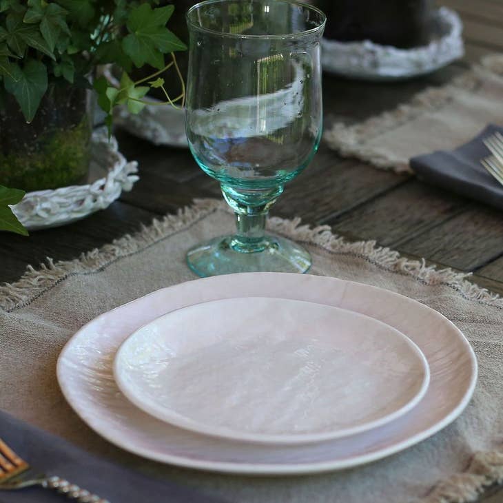 Relish Relish White Weave Dinner Plate - Little Miss Muffin Children & Home