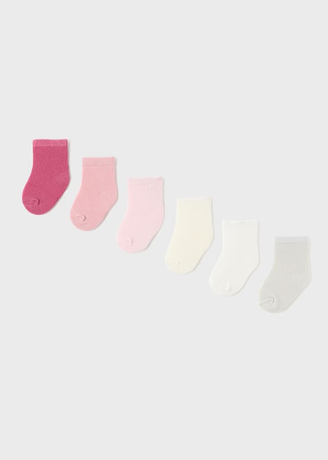 Mayoral Usa Inc Mayoral 6 Pack Socks Box Set for Newborn - Little Miss Muffin Children & Home