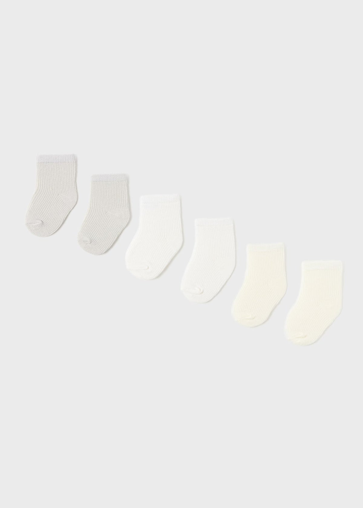 Mayoral Usa Inc Mayoral 6 Pack Socks Box Set for Newborn - Little Miss Muffin Children & Home