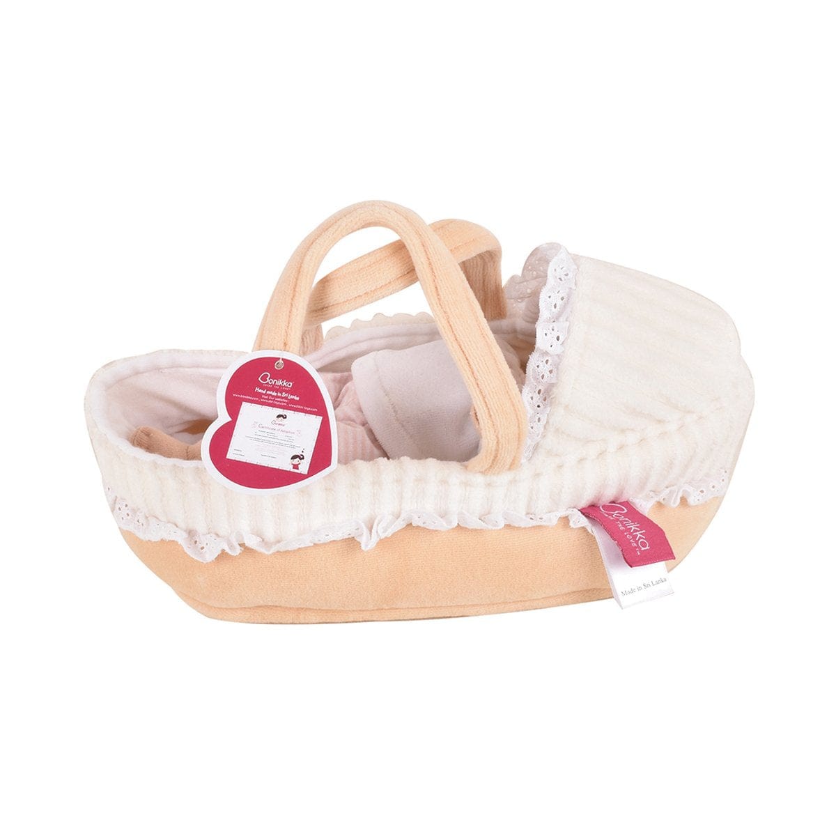 Tikiri Toys Tikiri Toys Grace Soft Doll with Carry Cot, Bottle & Blanket - Little Miss Muffin Children & Home