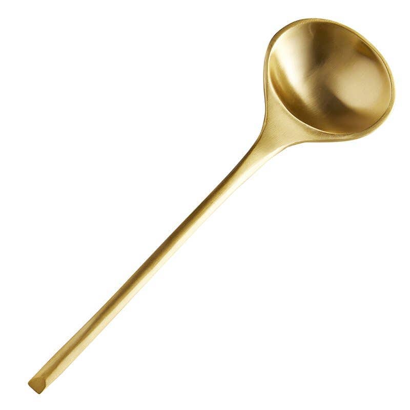 Santa Barbara Designs Santa Barbara Designs Extra Large Brass Spoon - Little Miss Muffin Children & Home
