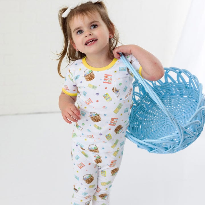 Nola Tawk Nola Tawk You Are Eggs-tra Special Organic Cotton Pajama Set - Little Miss Muffin Children & Home