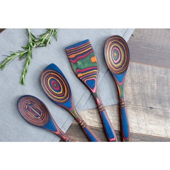 Island Bamboo Island Bamboo 12" Rainbow Pakka Spatula - Little Miss Muffin Children & Home