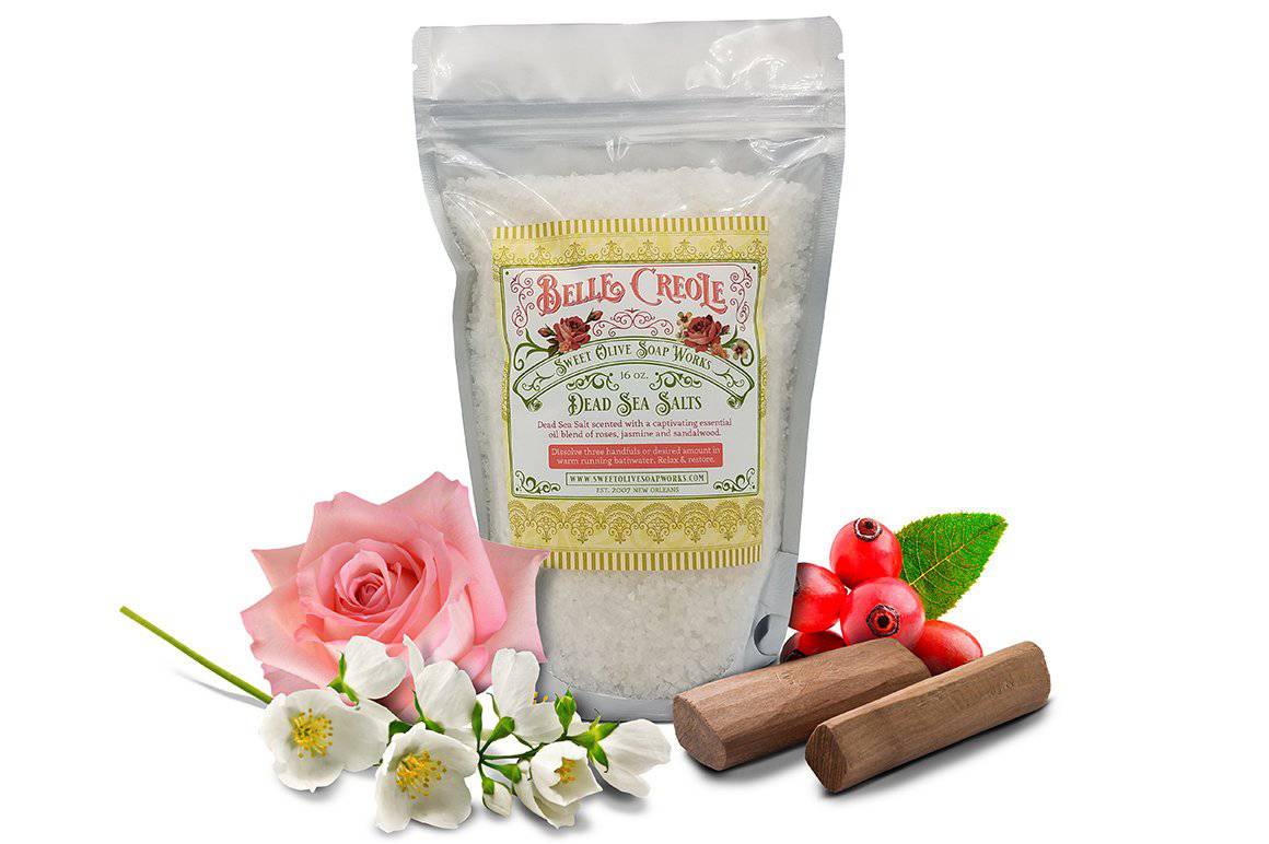 Sweet Olive Soap Works - Sweet Olive Soap Works Belle Creole Dead Sea Bath Salt - Little Miss Muffin Children & Home