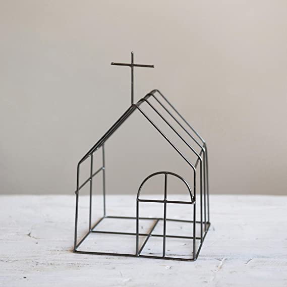 Creative Co-op Creative Co-op Metal Church - Little Miss Muffin Children & Home