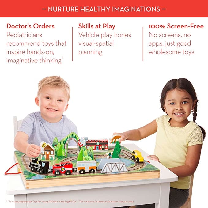 Melissa & Doug Melissa & Doug Take Along Tabletop Railroad - Little Miss Muffin Children & Home