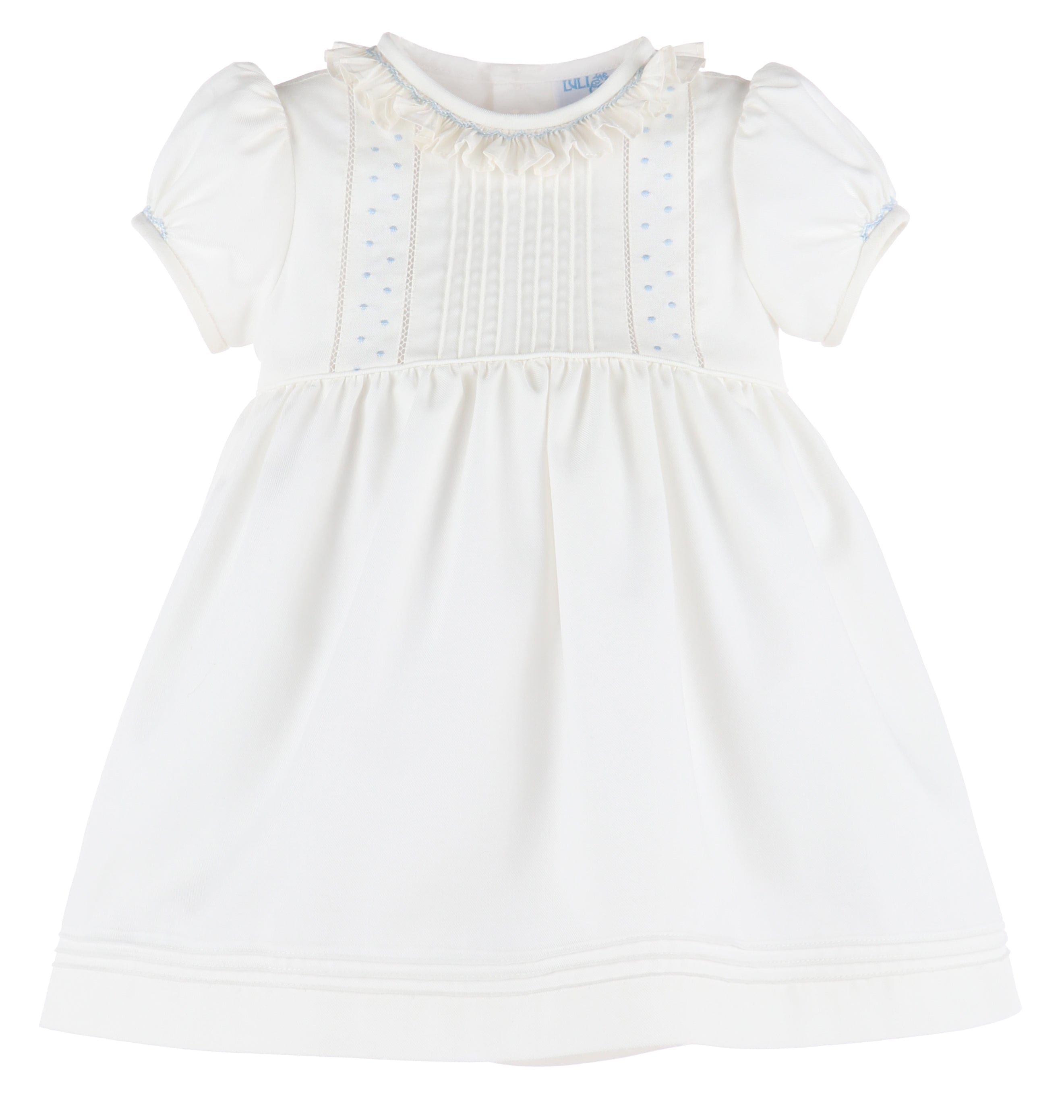 C&A - Casero & Associates Casero & Associates Embroidery Dots Dress - Little Miss Muffin Children & Home