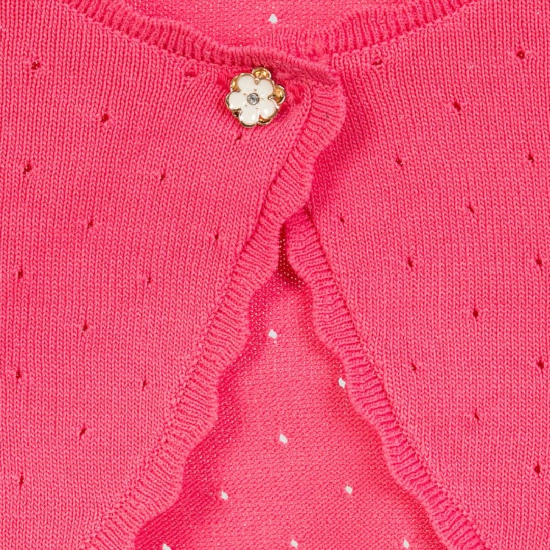 Abel & Lula Abel & Lula Knit Cardigan in Bubblegum - Little Miss Muffin Children & Home