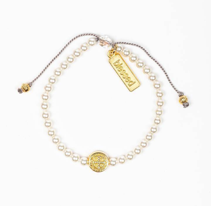 My Saint My Hero - My Saint My Hero Birthday Blessing Bracelet - Little Miss Muffin Children & Home
