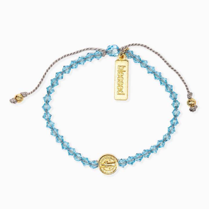 My Saint My Hero - My Saint My Hero Birthday Blessing Bracelet - Little Miss Muffin Children & Home