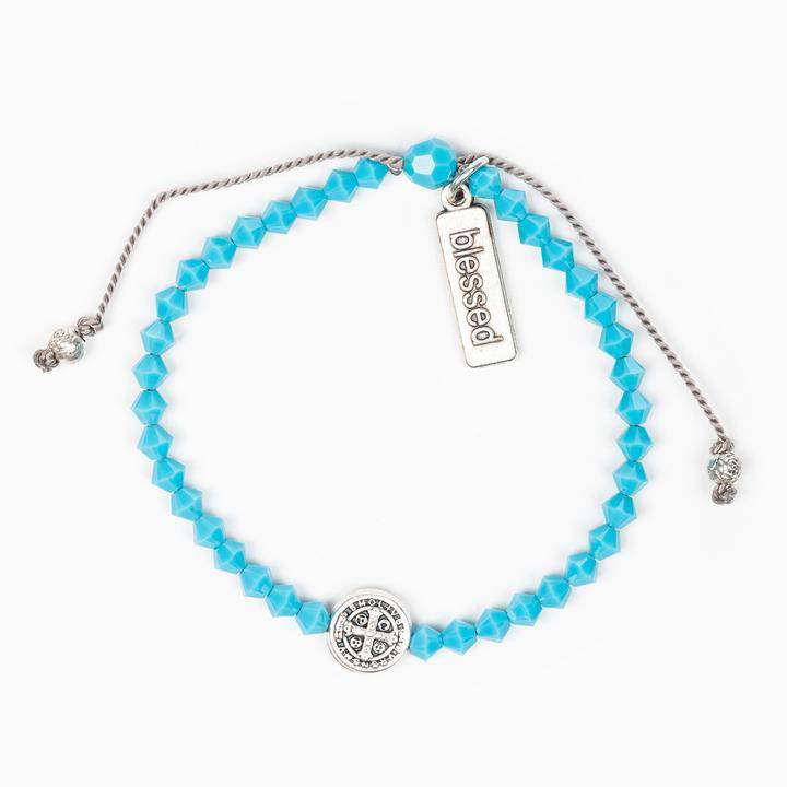 My Saint My Hero - My Saint My Hero Birthday Blessing Bracelet - Little Miss Muffin Children & Home