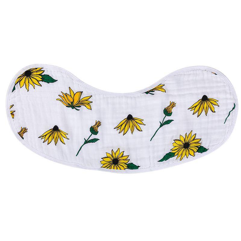 Little Hometown - Little Hometown Black Eyed Susan 2-in-1 Burp Cloth and Bib - Little Miss Muffin Children & Home